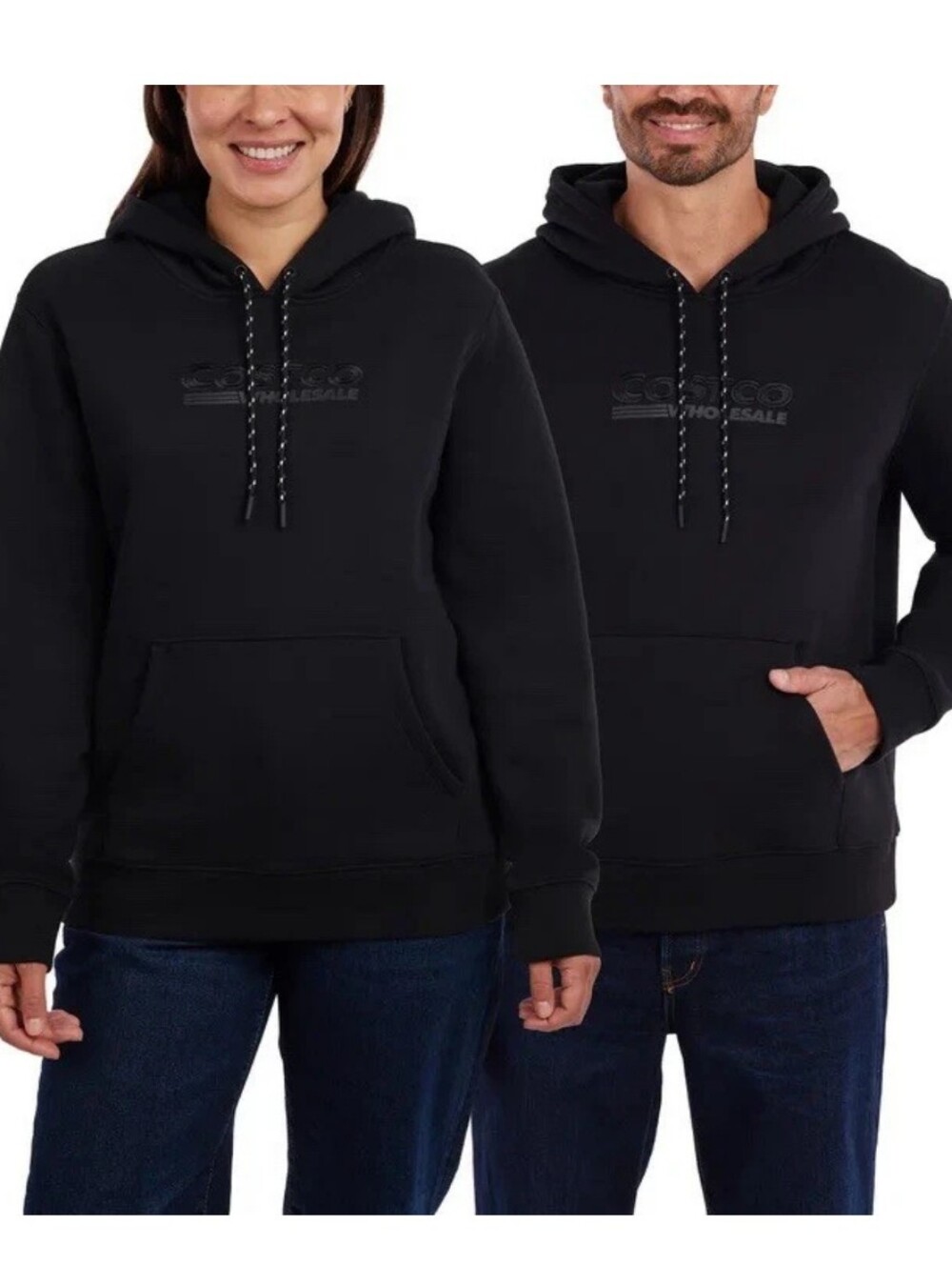 Kirkland Unisex Logo Costco Wholesale Hoodie Black Size Men's XL